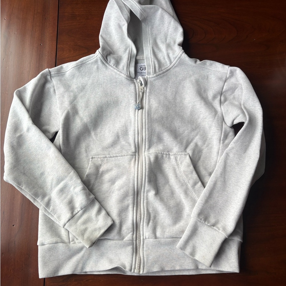 Athleta Light Gray Kids Hoodie